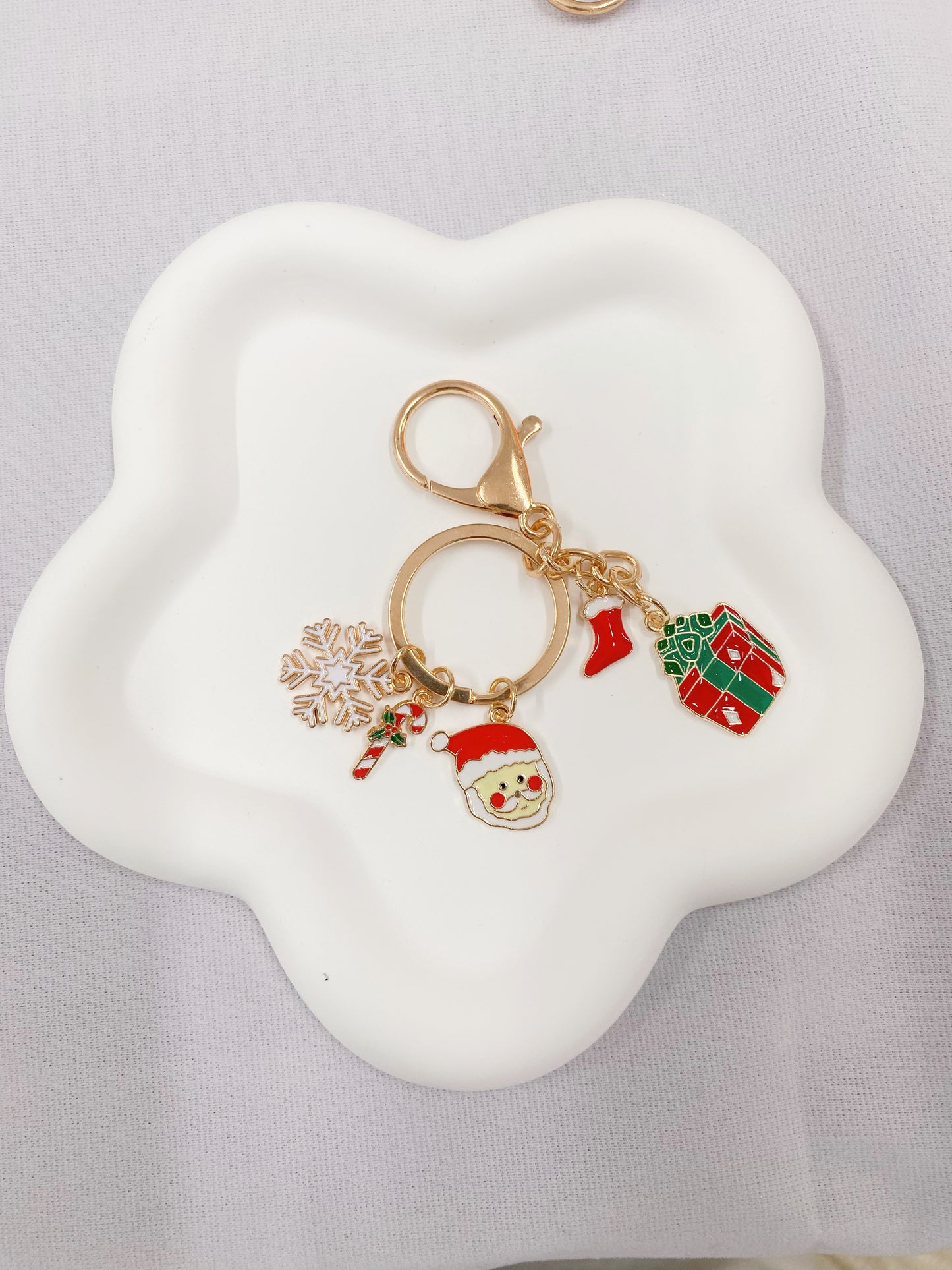 Christmas metal charms