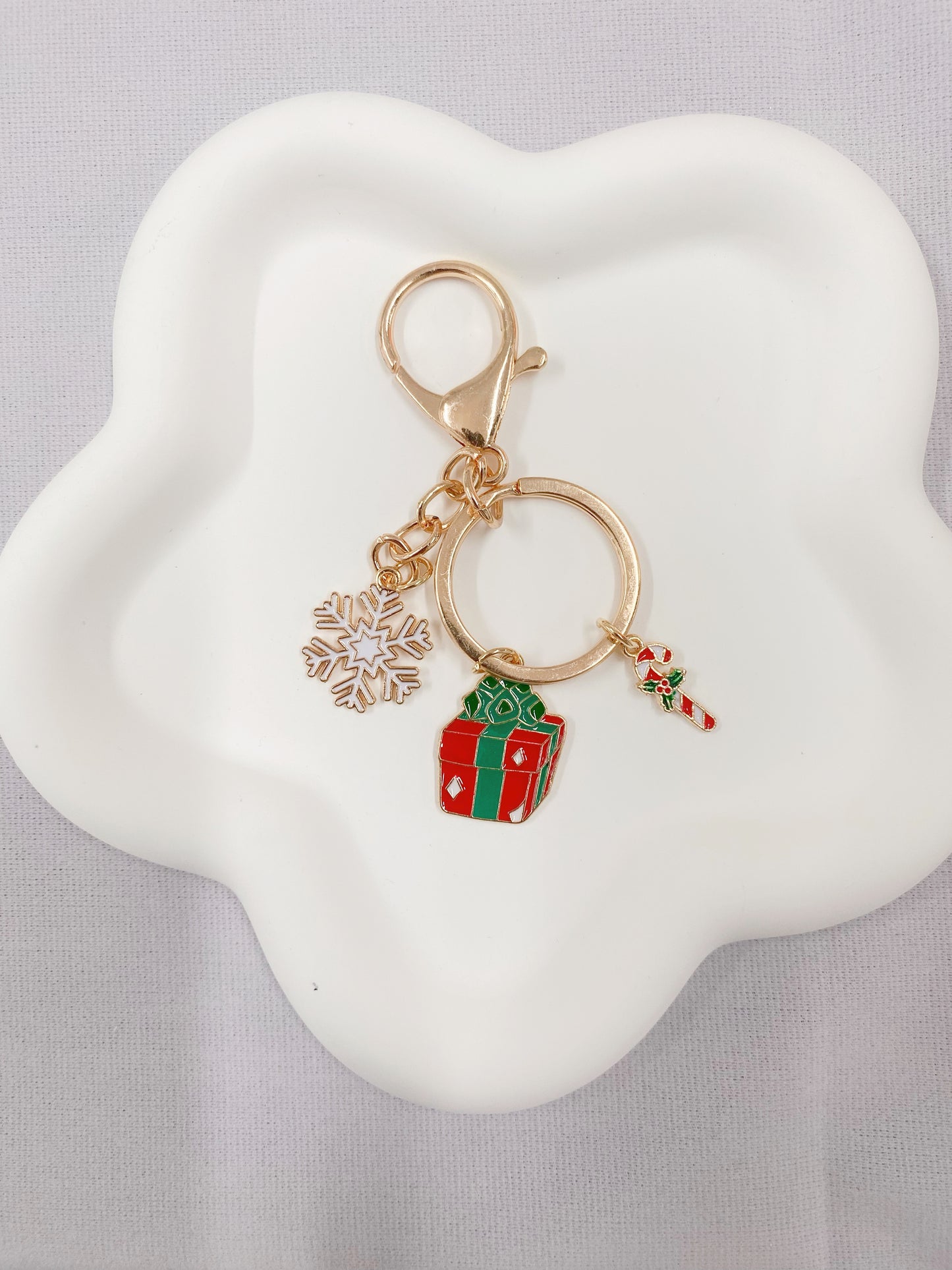 Christmas metal charms