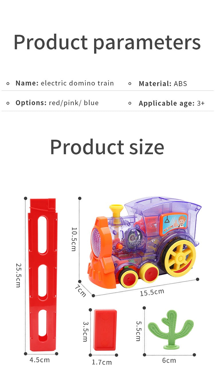 Domino train toys