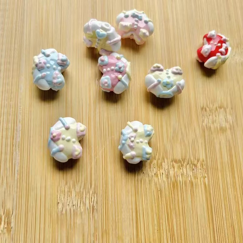 Hand painted focals beads