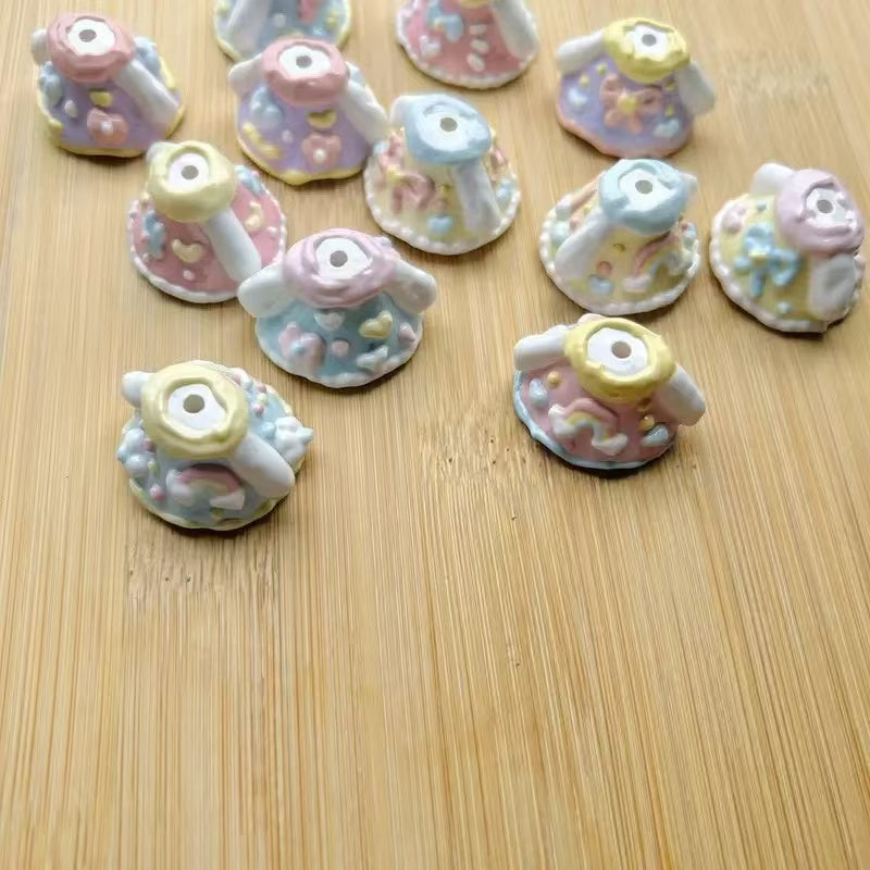 Hand painted focals beads