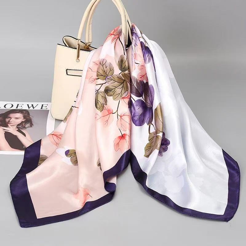 Y2K European American Style Silk Scarf Small Square Fashion Accessories