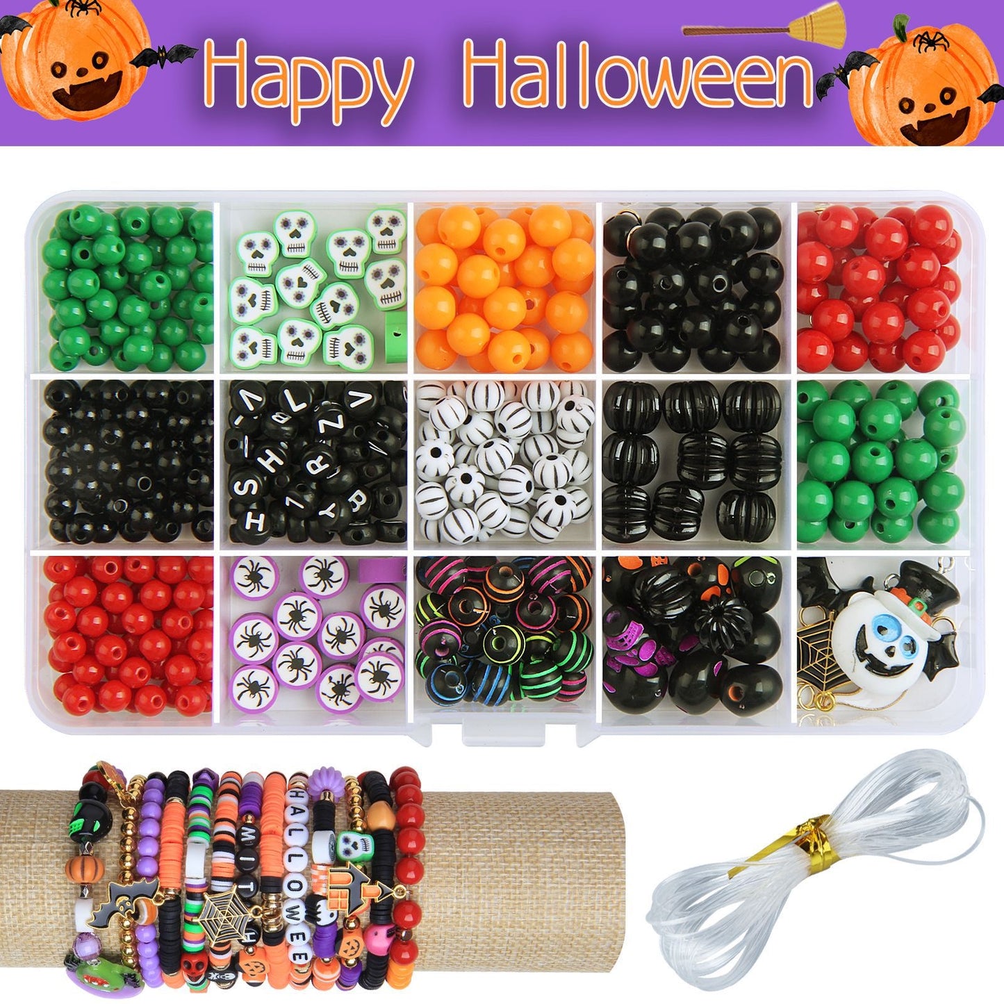 Halloween beads