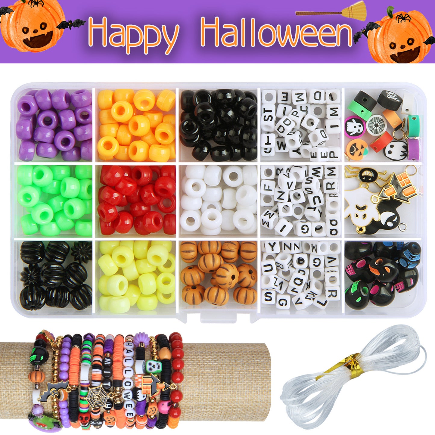 Halloween beads